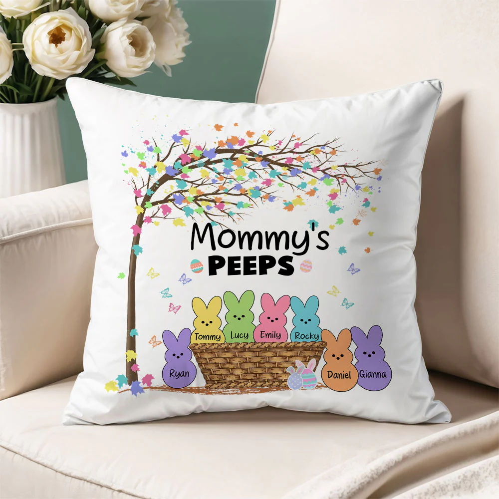 Custom Family Bunny Easter Day Pillow TH10 892479 - Image 3