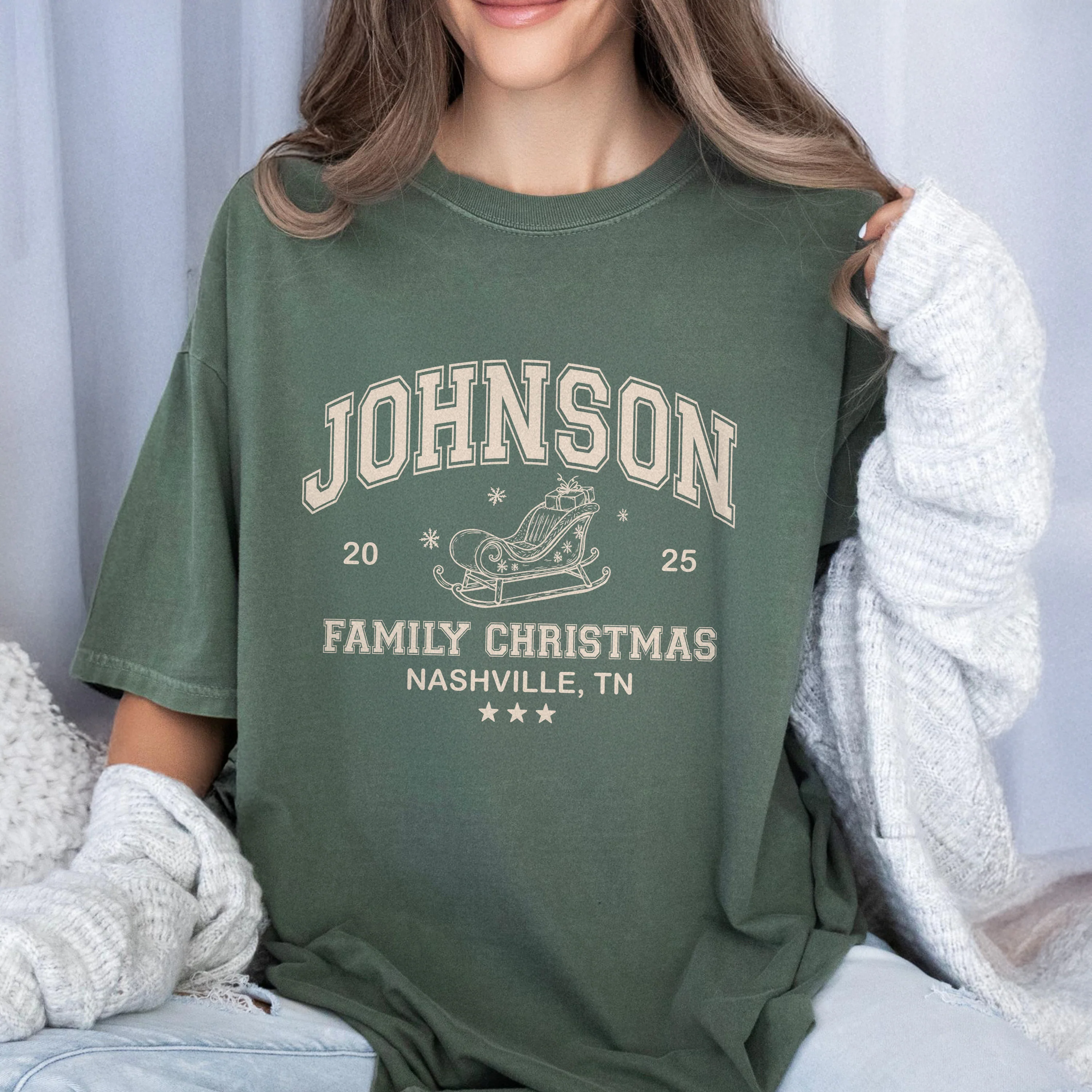 Custom Family Christmas Comfort Shirt For Christmas TH10 896085