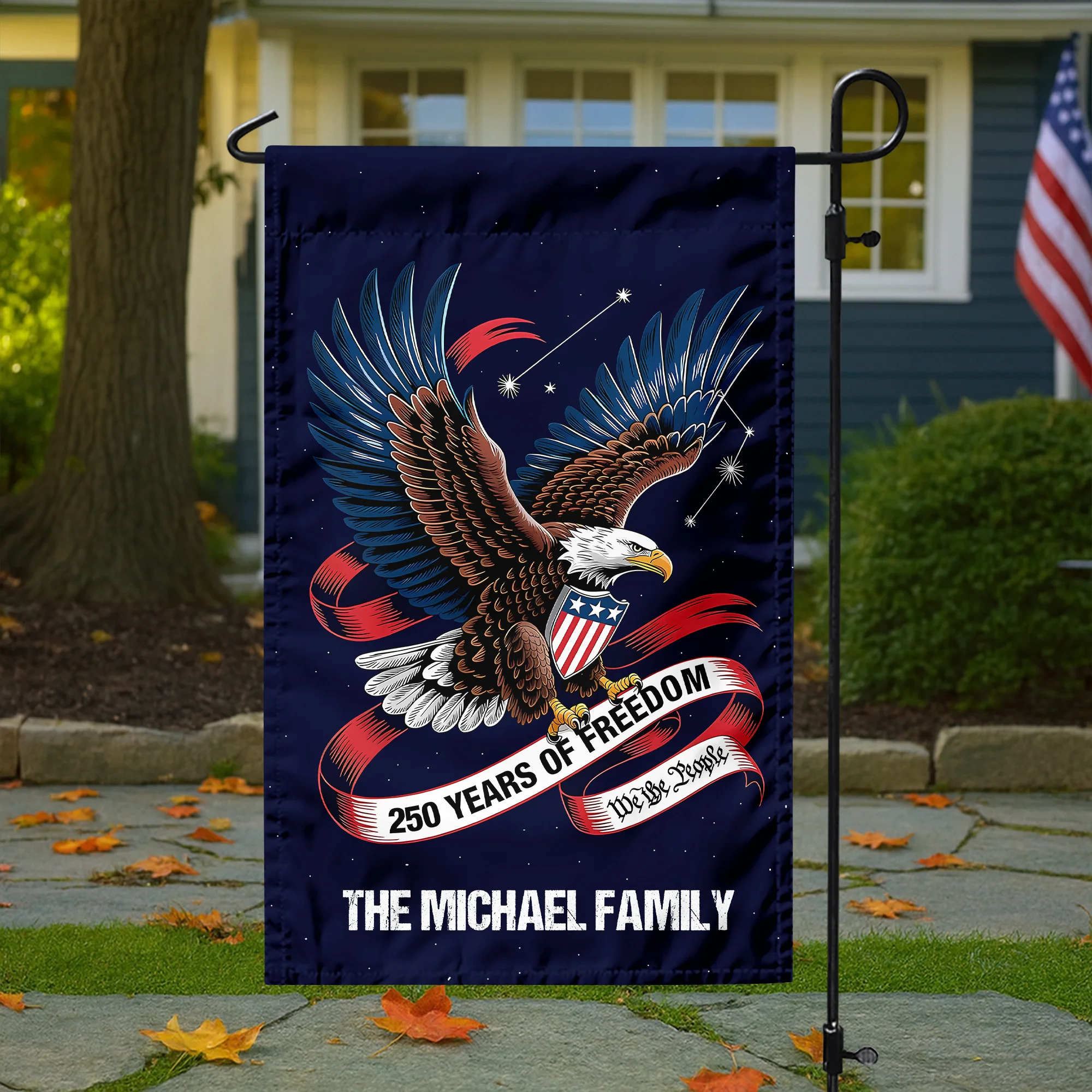 Custom Family Name 250 Years Of Freedom, We The People Garden Flag TH10 898313 - Image 8