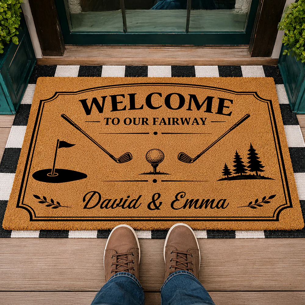 Custom Family Name Welcome To Our Fairway Doormat For Golf Lover TH10 169857 - Image 3