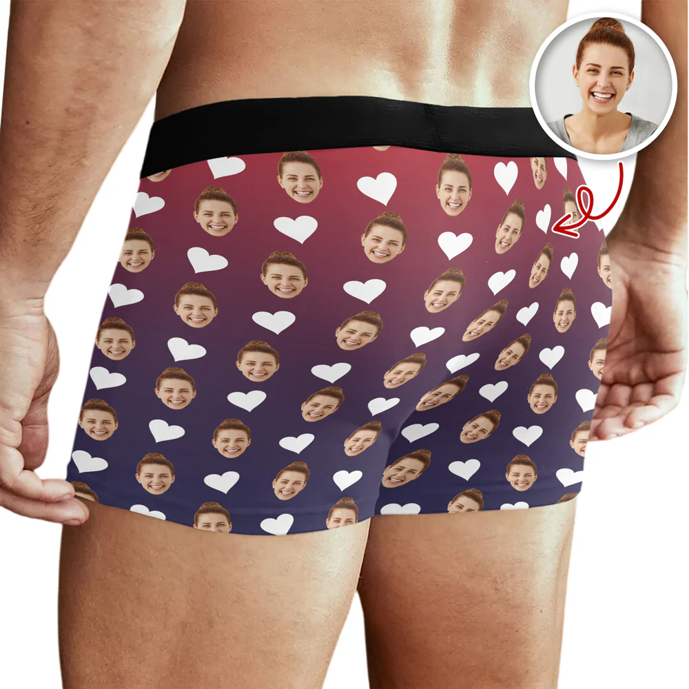 Custom Funny Photo Man's Boxer For Boyfriend TH10 898013 - Image 7