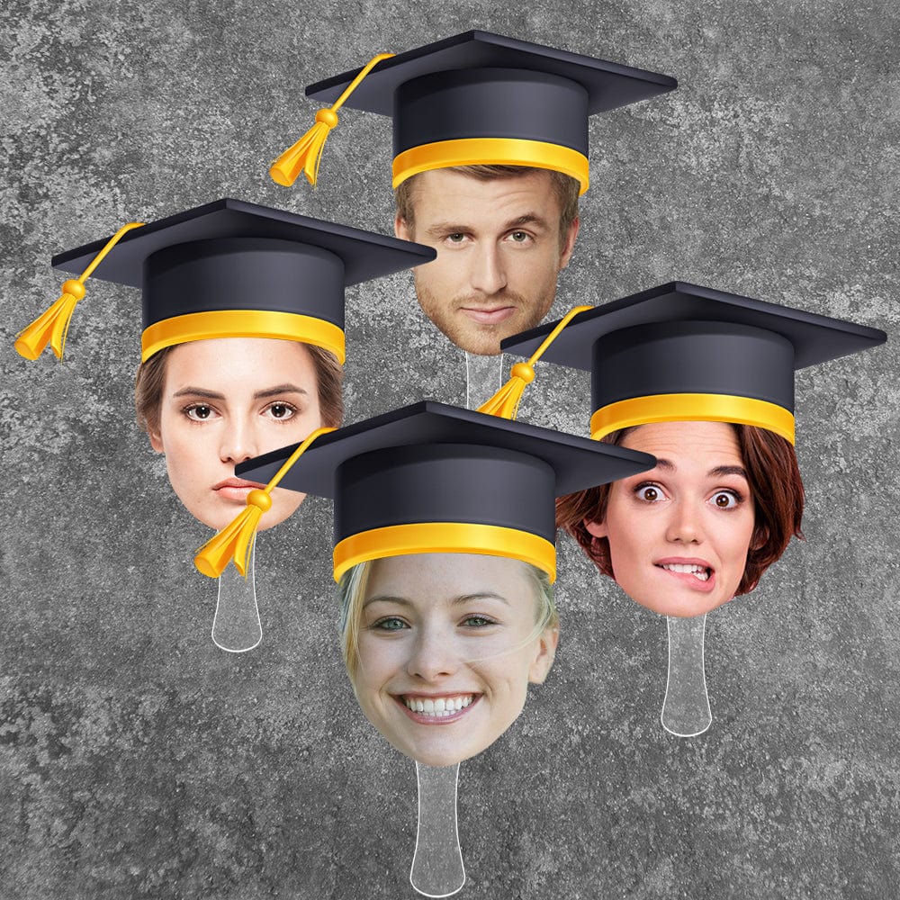 Custom Graduation Big Head Photo Face Fans Funny Personalized Gift TH10 892423 - Image 3