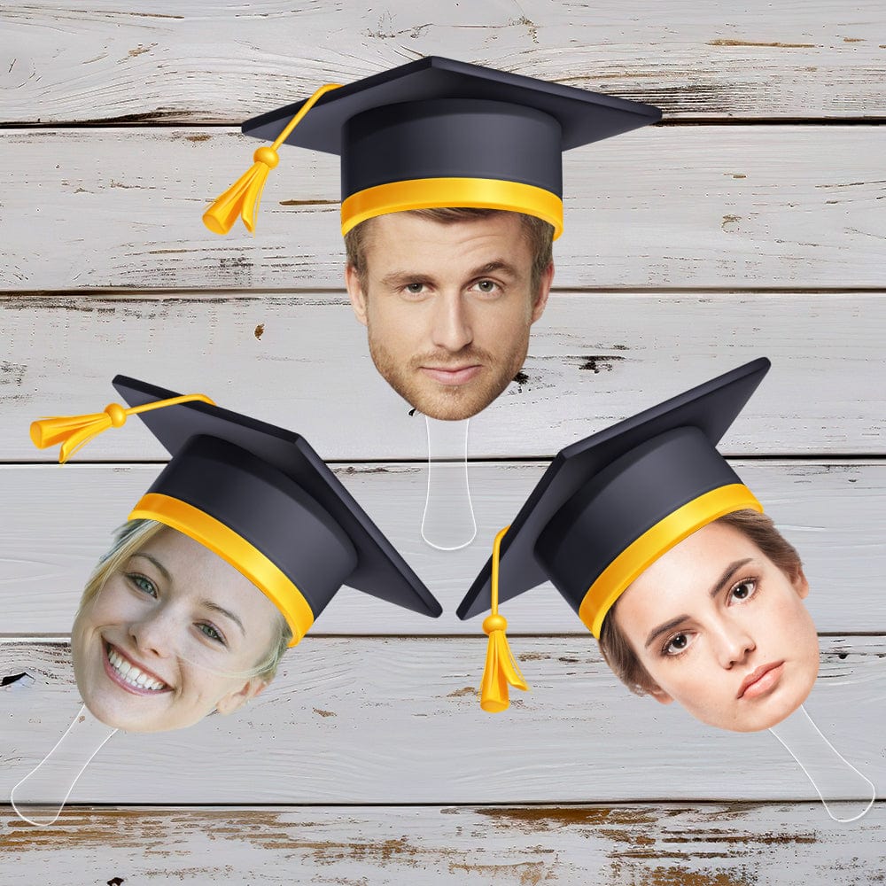 Custom Graduation Big Head Photo Face Fans Funny Personalized Gift TH10 892423 - Image 4