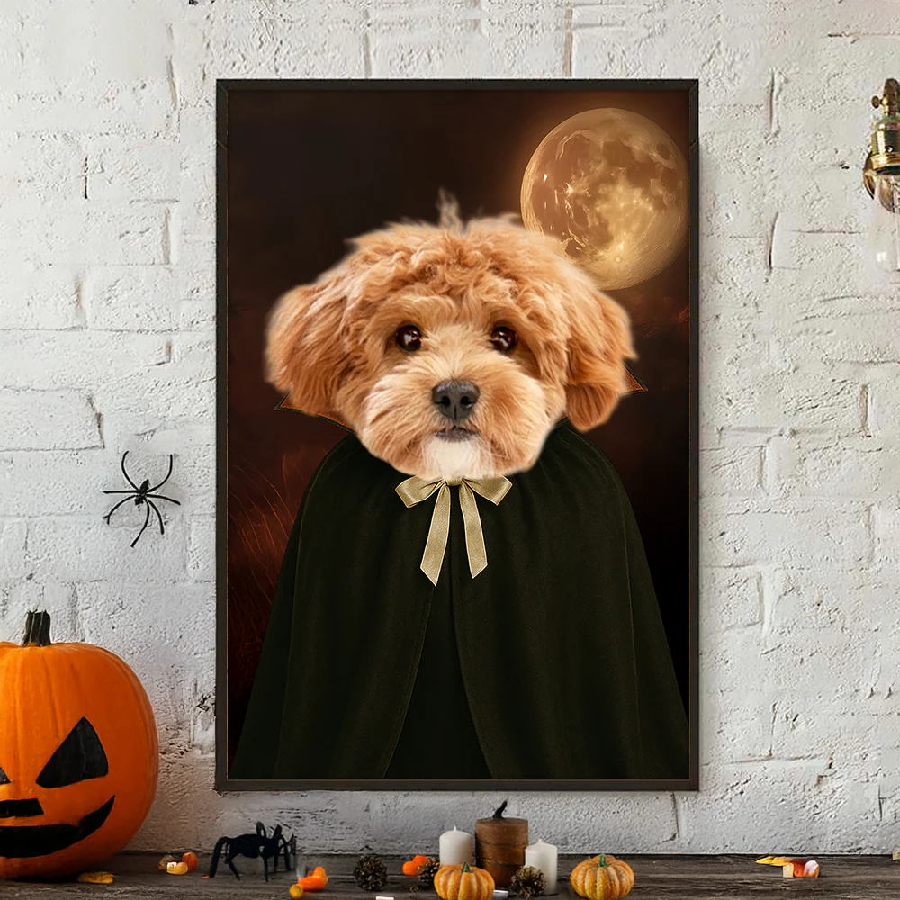 Custom Halloween Pet Portrait Poster TH10 896079 - Image 2