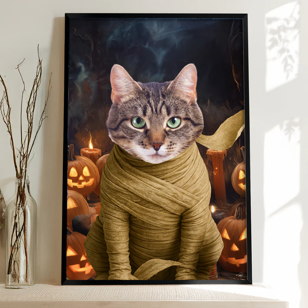 Custom Halloween Pet Portrait Poster TH10 896079 - Image 5