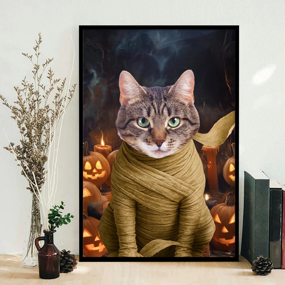 Custom Halloween Pet Portrait Poster TH10 896079 - Image 8
