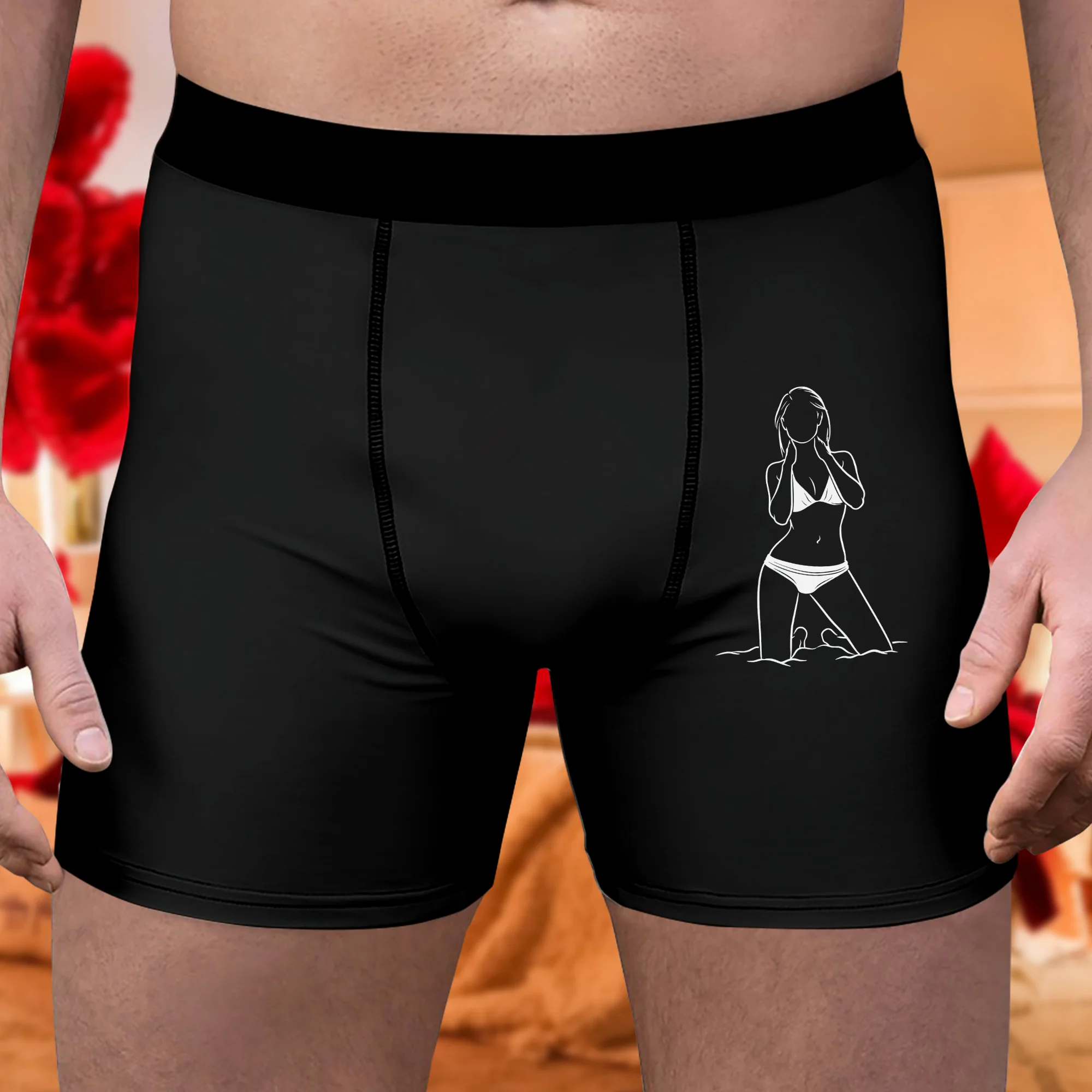 Custom Hot Girlfriend Photo Boxer Valentine's Gift TH10 898209