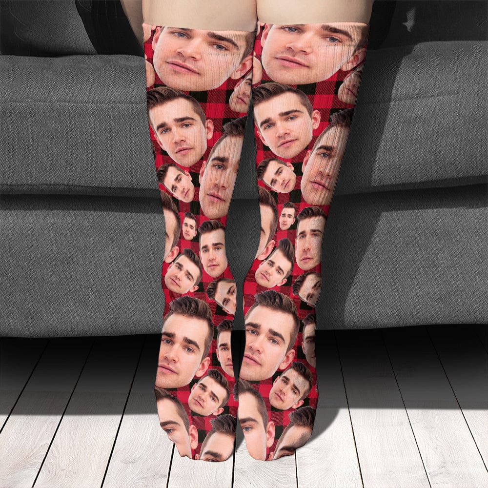 Custom Human Face Photo For Men And Woman Sock N304 890251