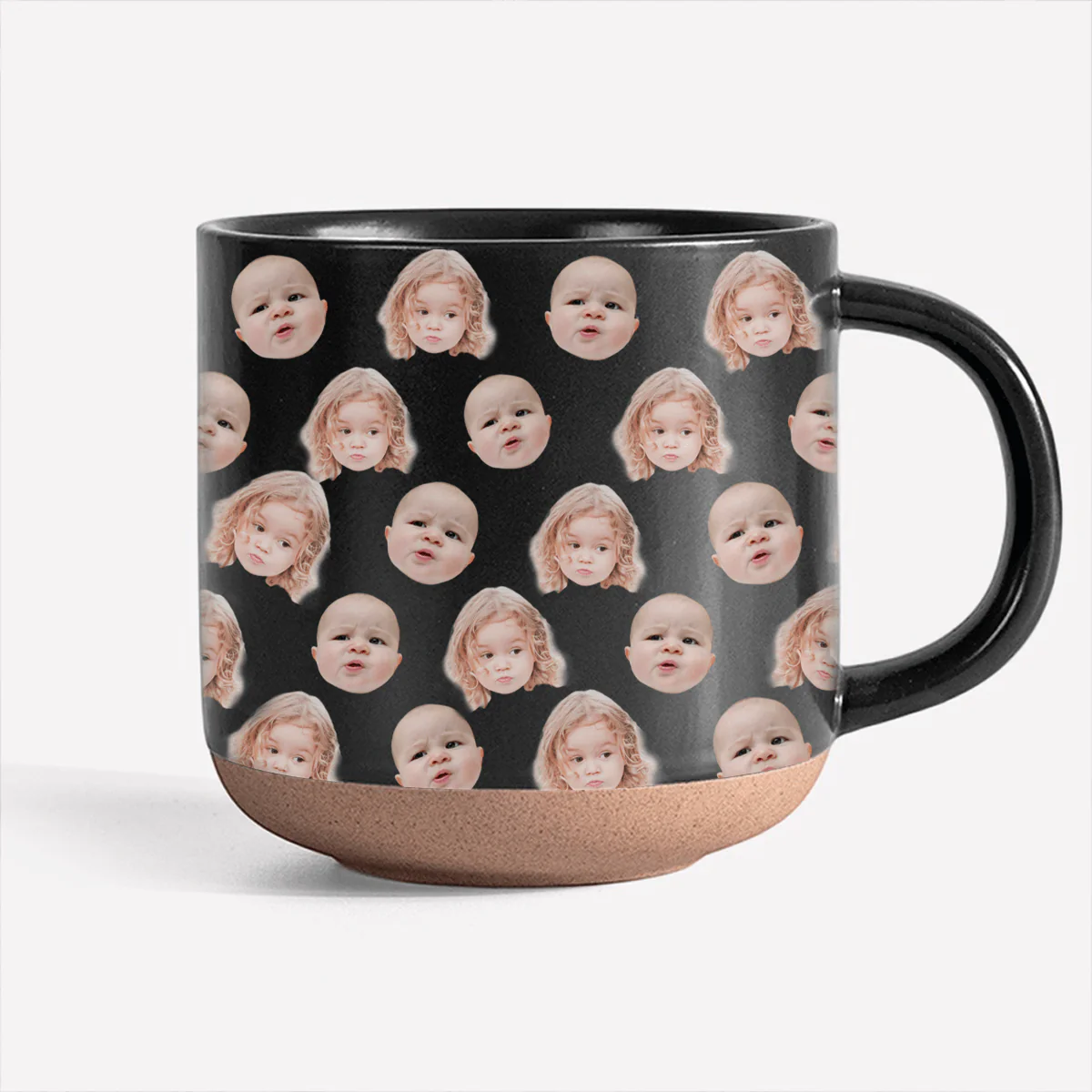 Custom Human Portrait Family Pottery Mug TH10 892129 - Image 4