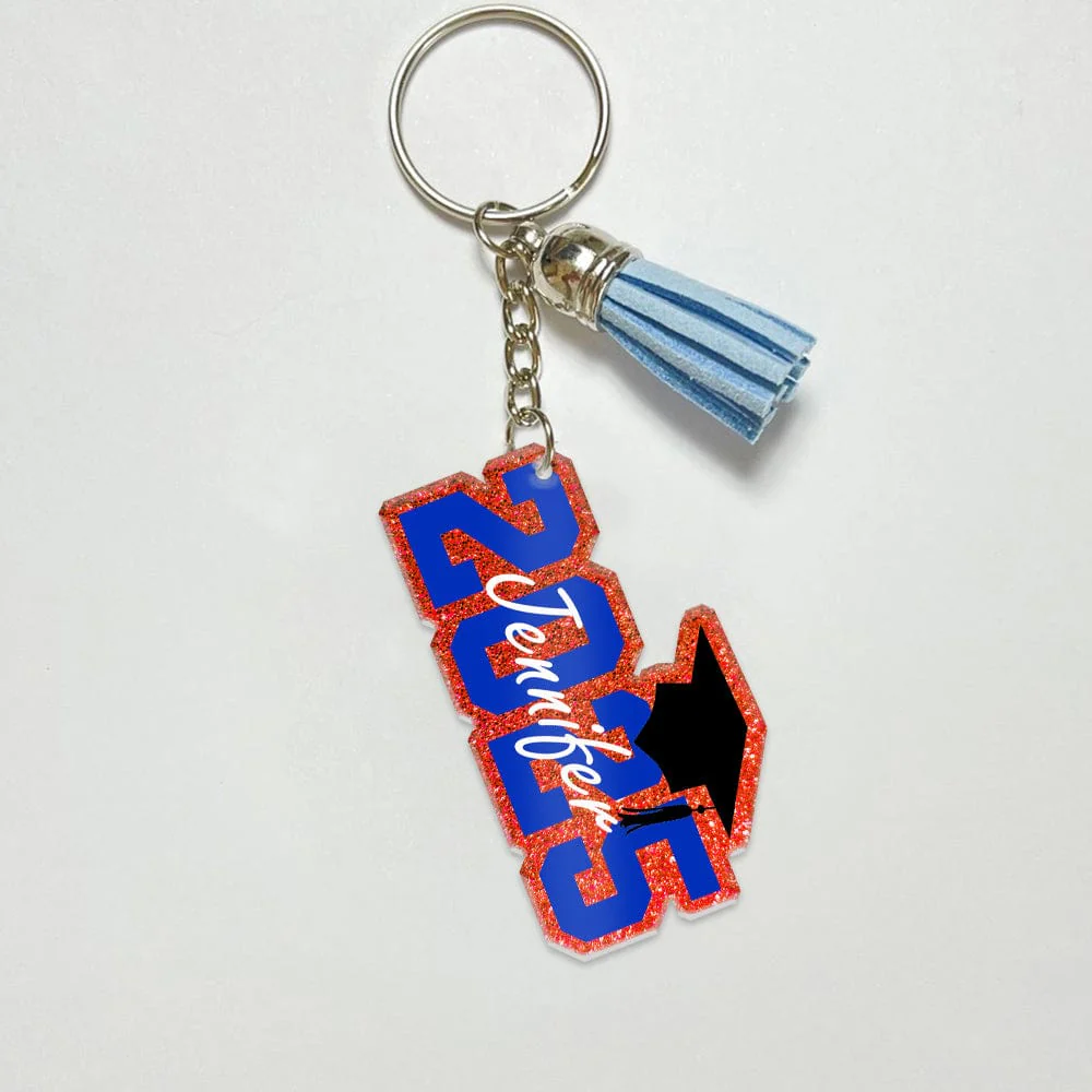 Custom Name 2025 Graduation Keychain TH10 892351 - Image 3