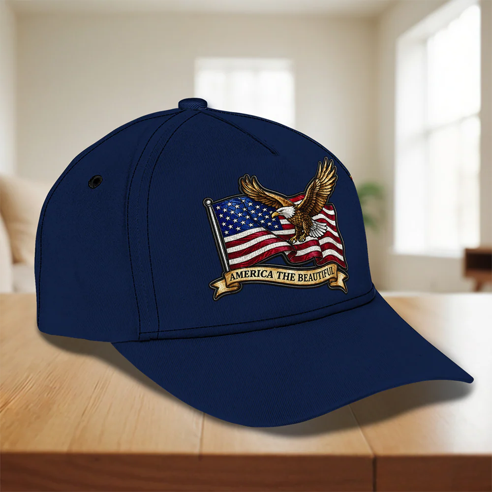 Custom Name America The Beautiful Classic Cap TH10 169643 - Image 4