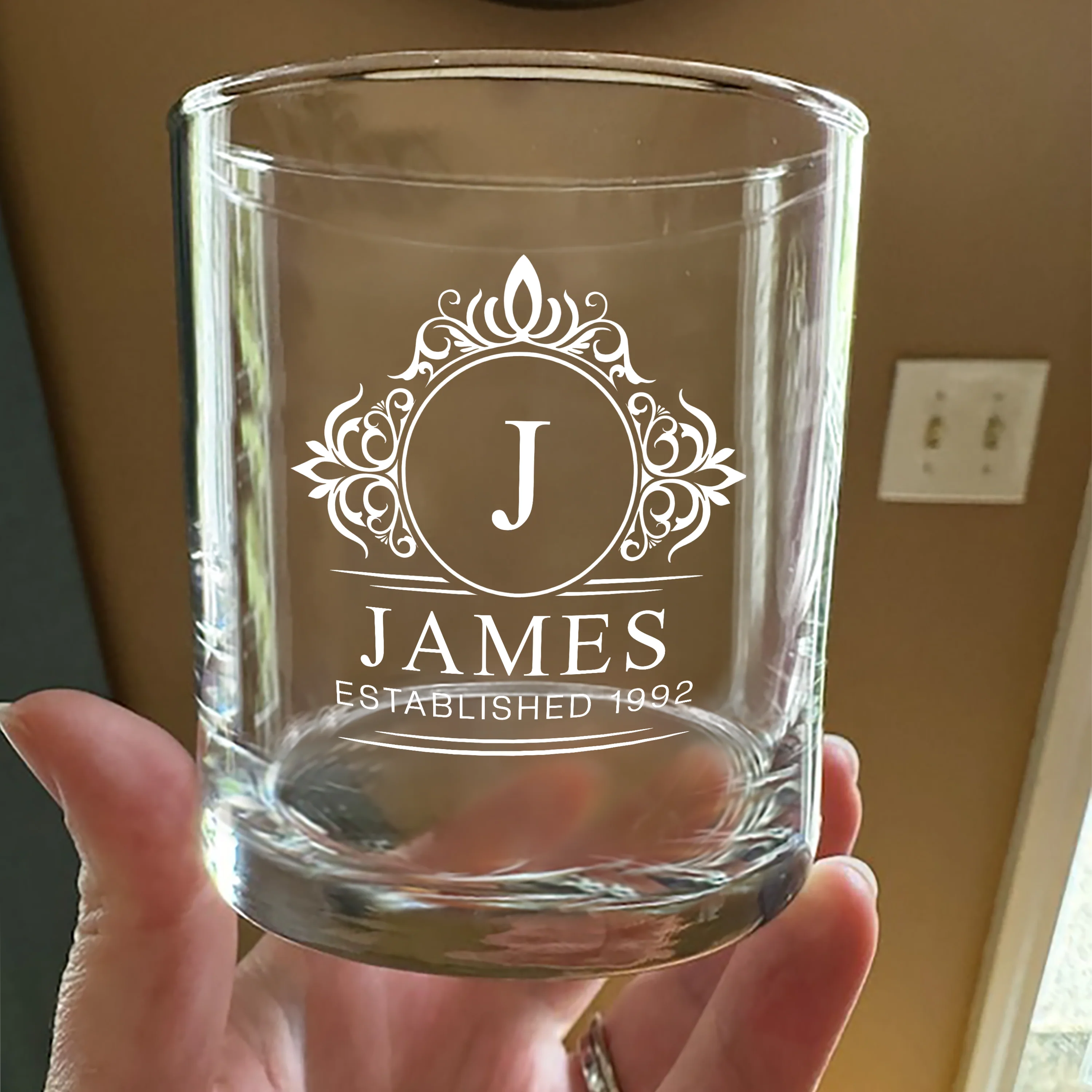 Custom Name And Established Whiskey Glass Gift For Dad TH10 894495 - Image 6