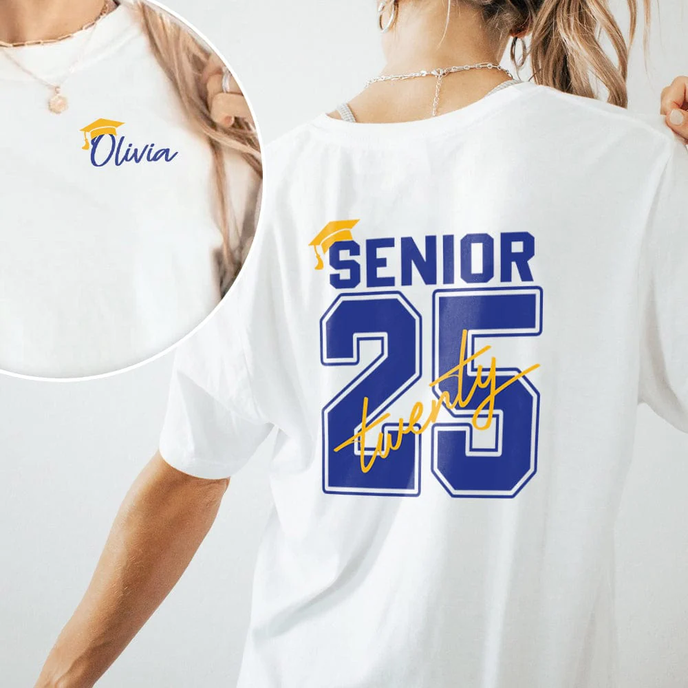 Custom Name And Senior Graduation's Day 2025 Sweatshirt TH10 892331 - Image 3