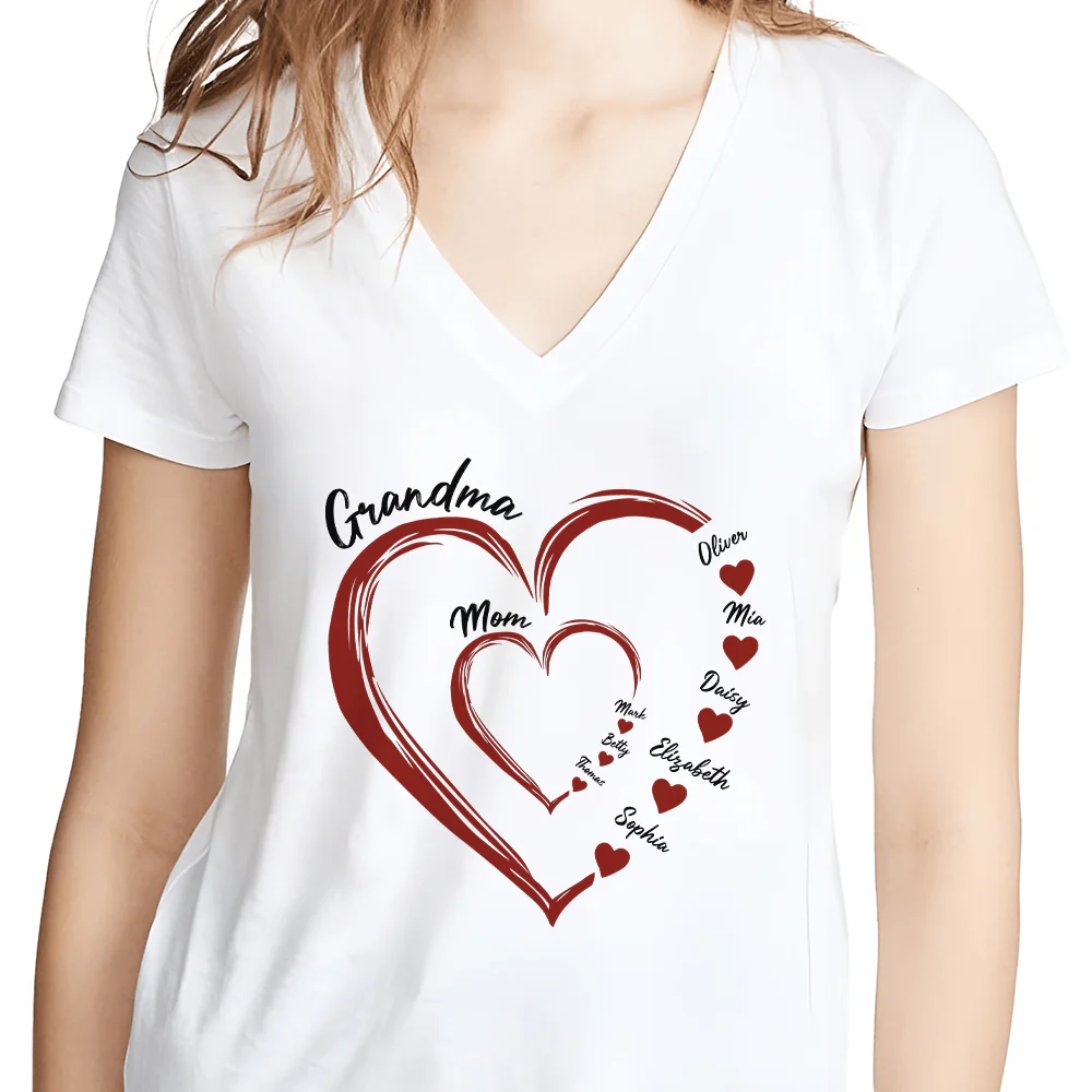 Custom Name Mommy's Sweethearts Family Shirt Personalized Gift N304 890497 - Image 5
