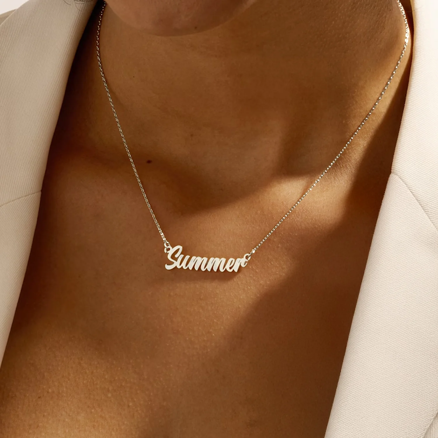 Custom Name On Necklace Birthday Gift for Her, Christmas Gift, Gift for Mom TH10 898037 - Image 10