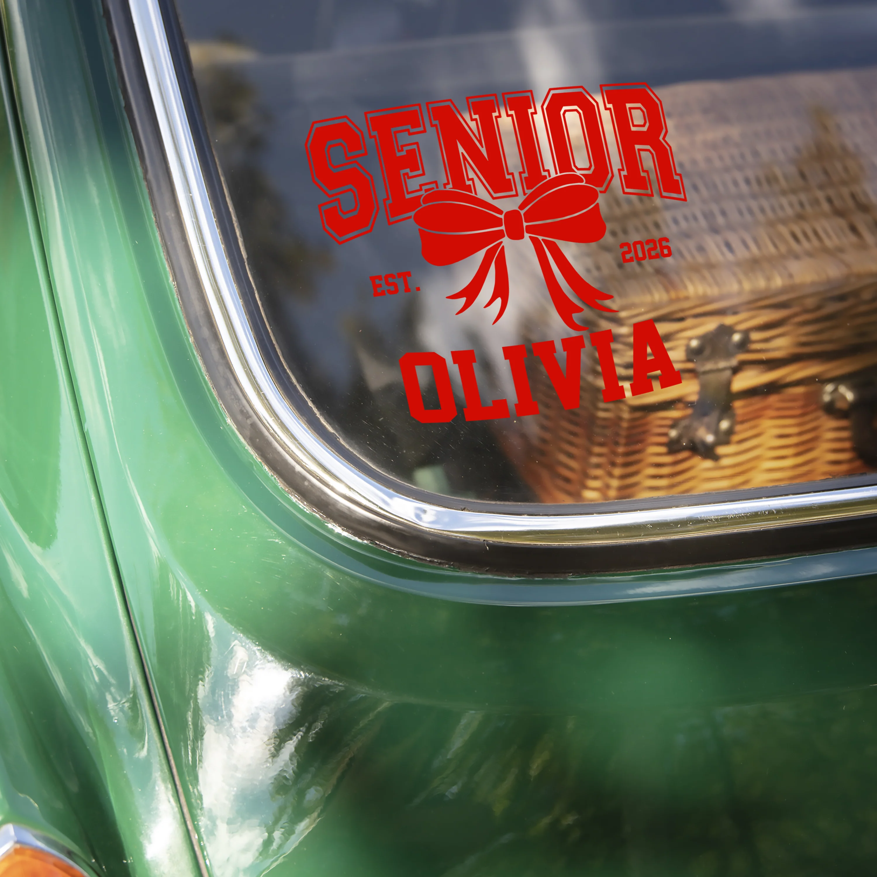 Custom Name Senior 2026 Graduation Car Window Decal Sticker TH10 898489 - Image 7