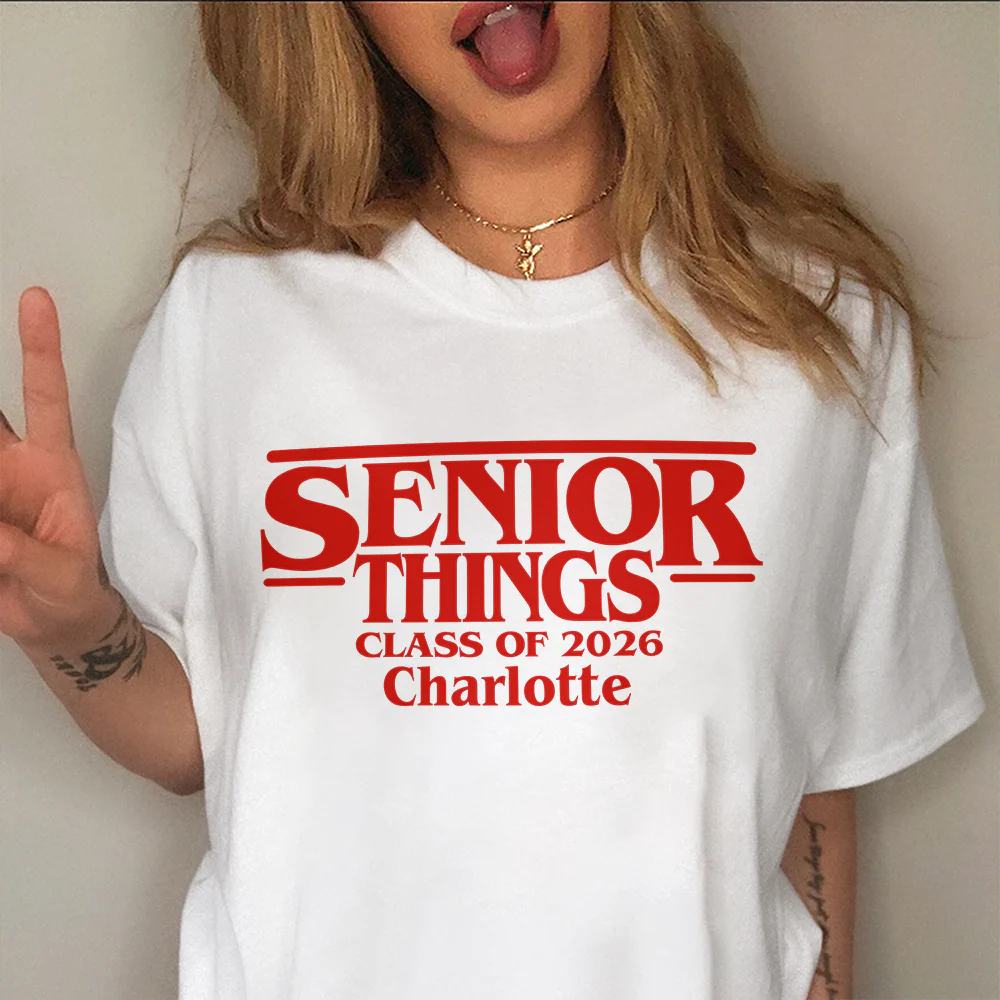 Custom Name Senior Things Class Of 2026 Shirt TH10 898519 - Image 7