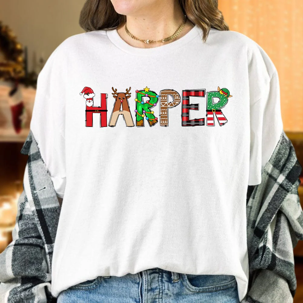 Custom Name With Christmas Design Christmas Shirt TH10 891669 - Image 4