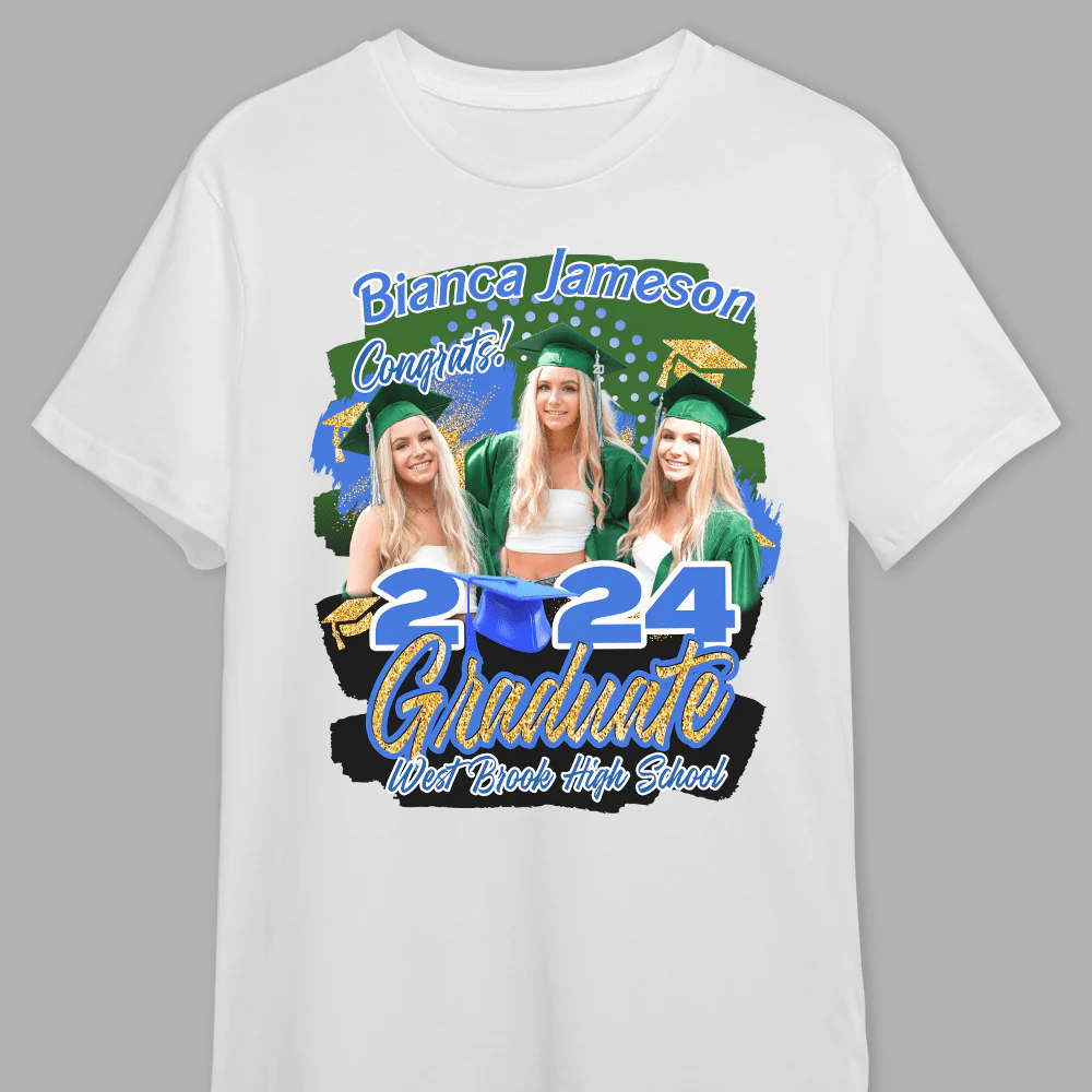 Custom Photo 2024 Graduate Shirt N304 890119 - Image 12