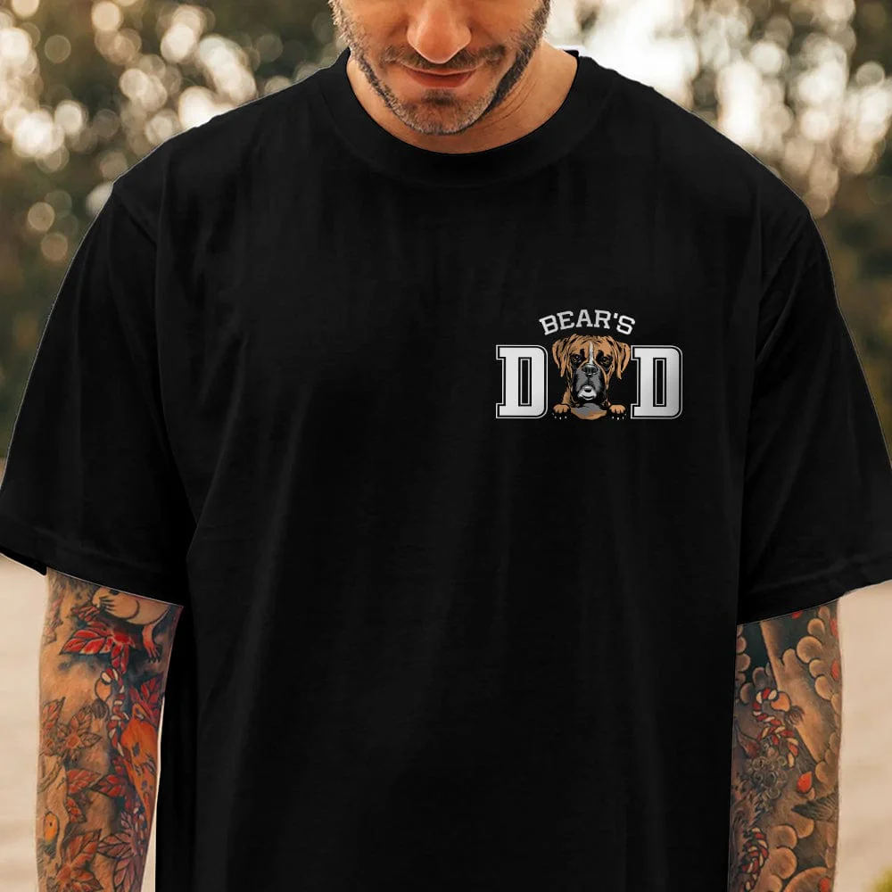 Custom Photo And Custom Name For Dog Cat Lover Shirt N304 889345 - Image 4