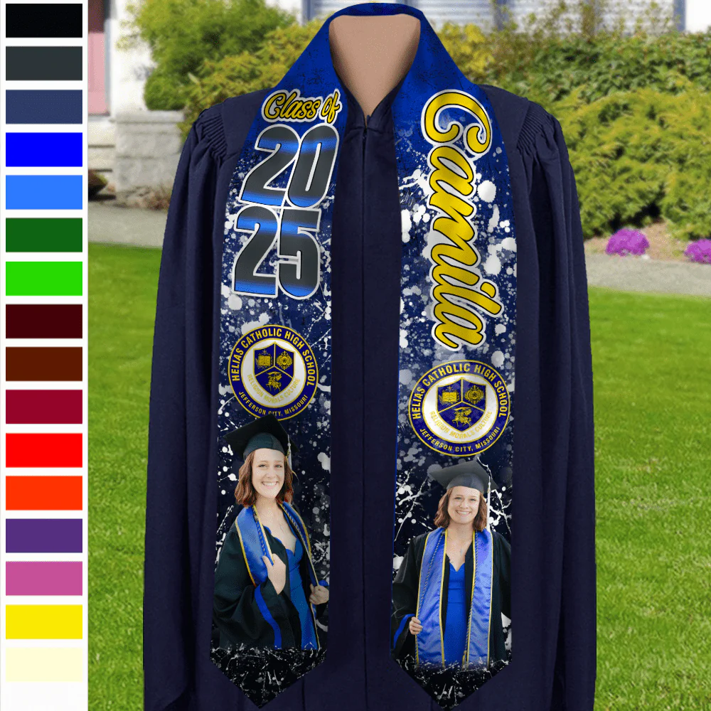 Custom Photo And Name 2026 Graduation Stoles T368 890507 - Image 10