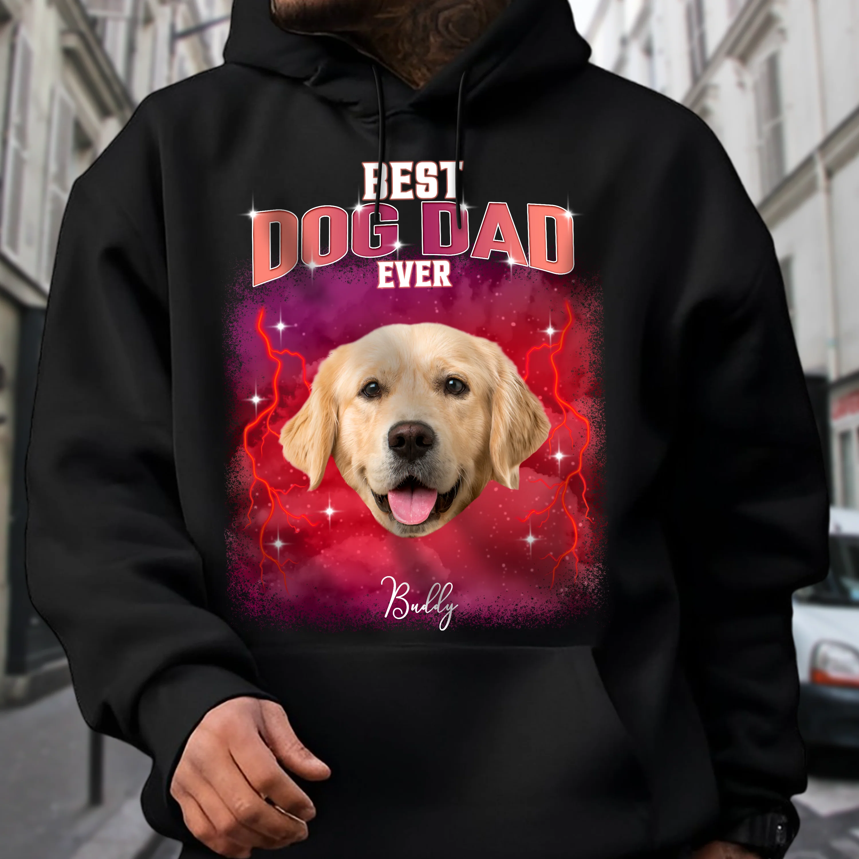 Custom Photo Best Dog Dad, Dog Mom Ever Shirt TH10 894489 - Image 2