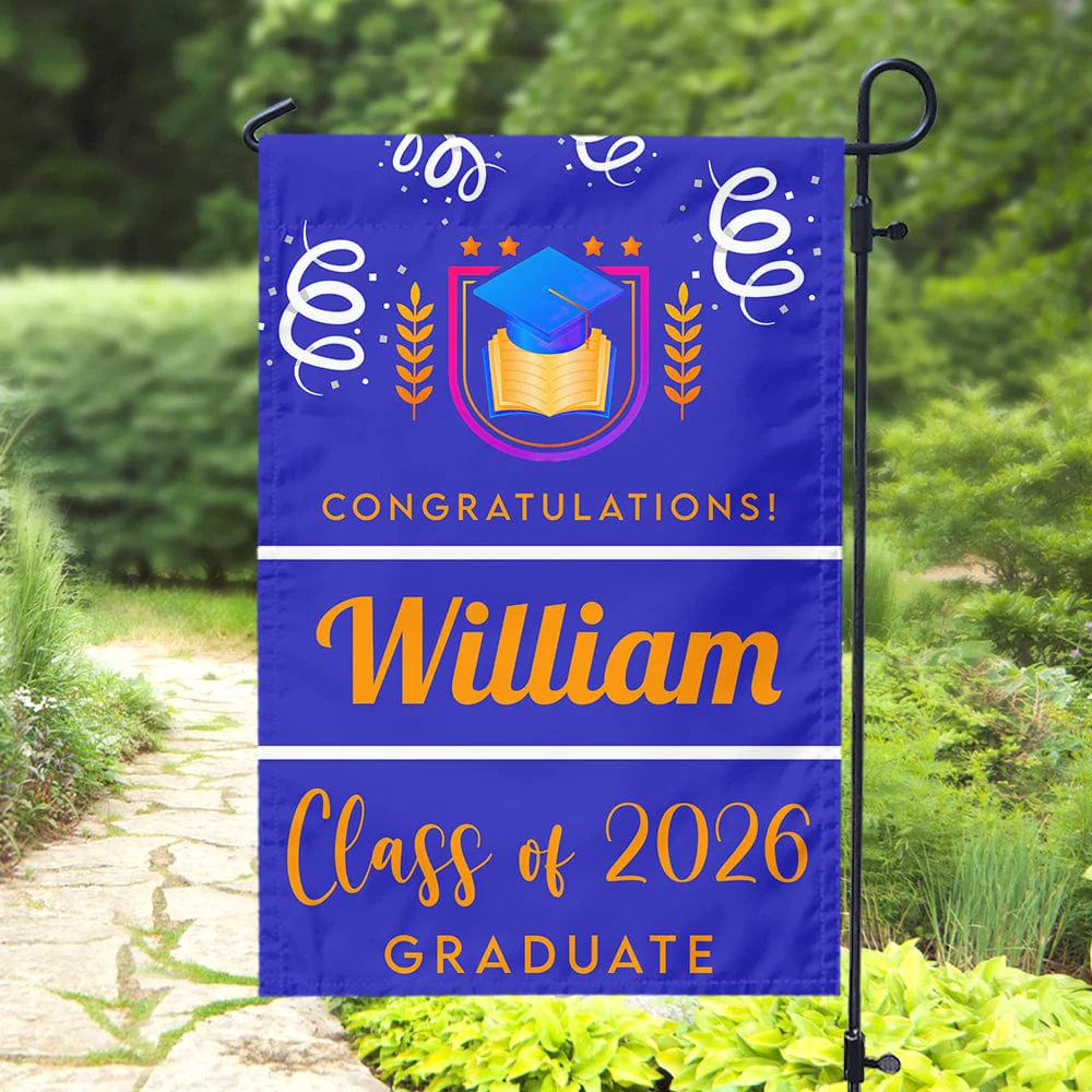 Custom Photo Class Of 2025 Graduation Garden Flag T368 890503 - Image 17