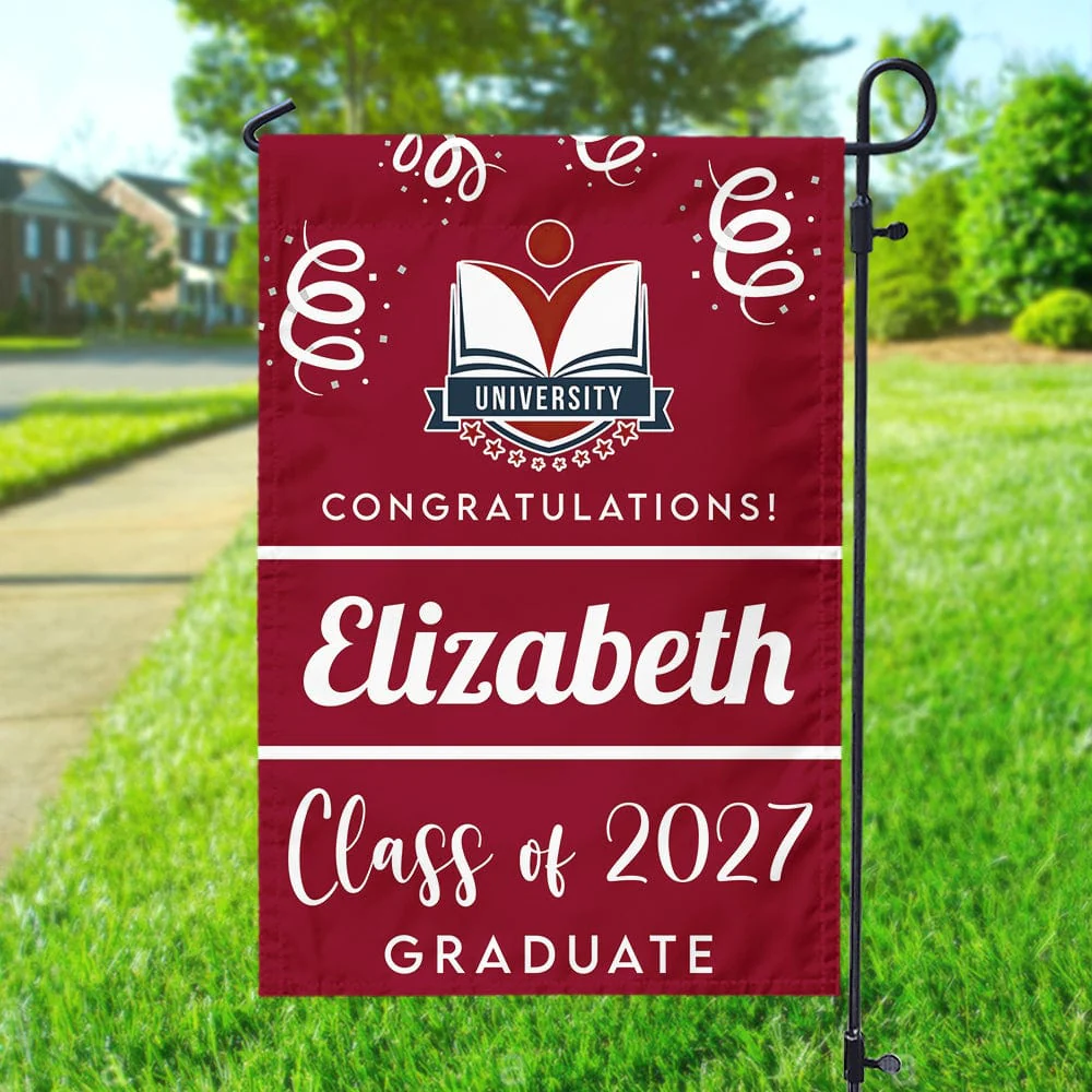 Custom Photo Class Of 2025 Graduation Garden Flag T368 890503 - Image 18