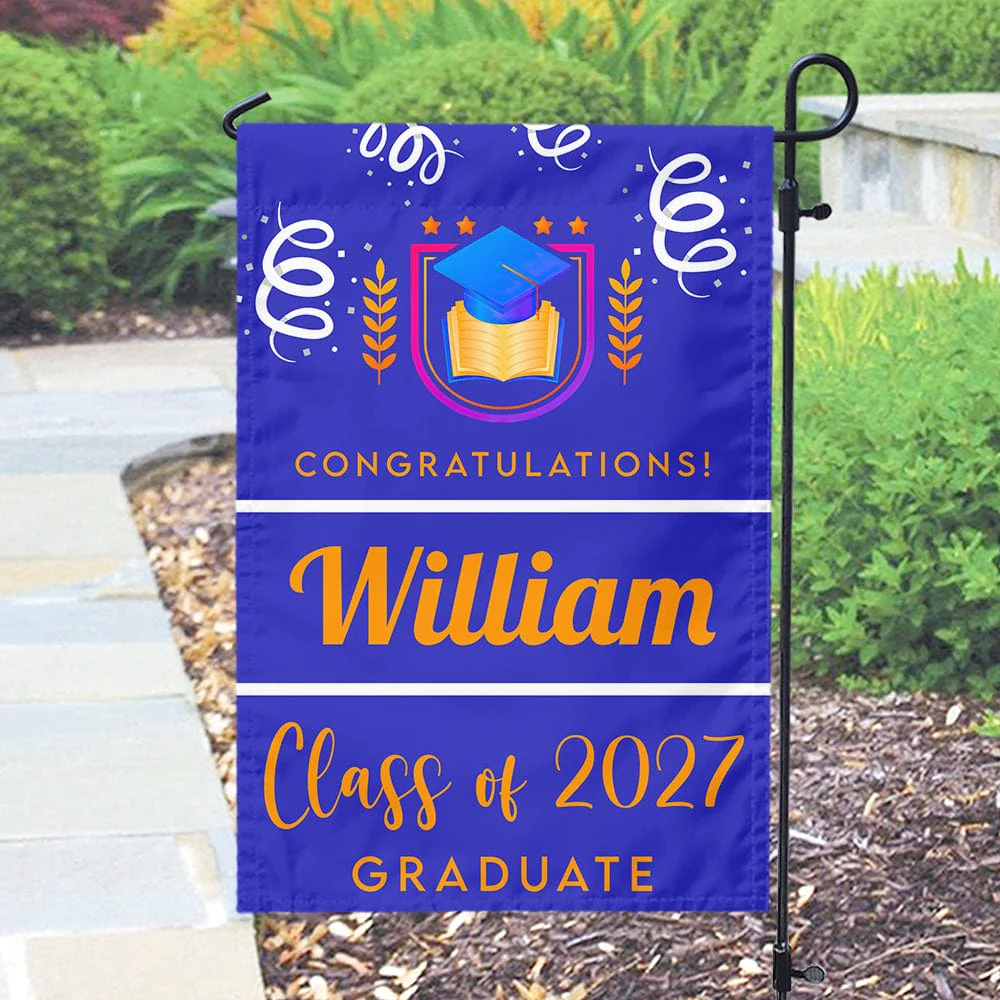 Custom Photo Class Of 2025 Graduation Garden Flag T368 890503 - Image 19