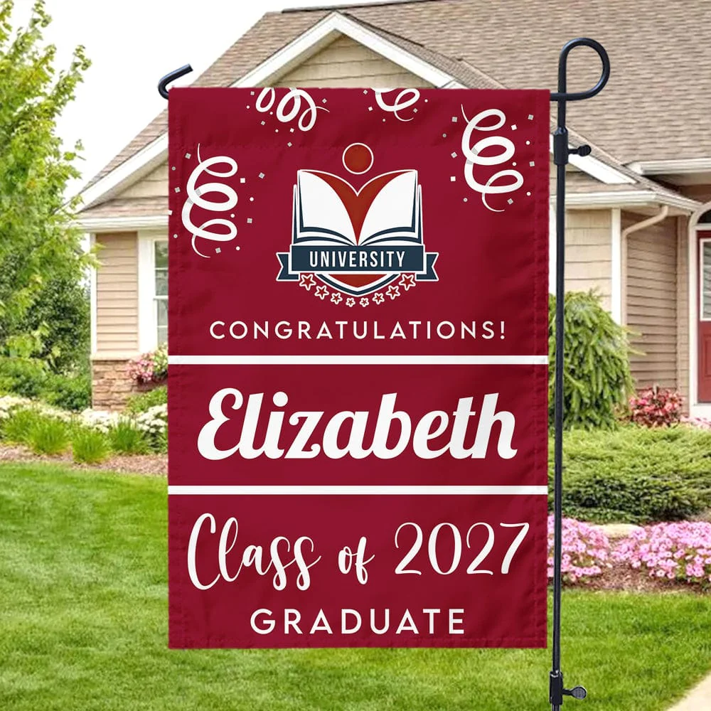 Custom Photo Class Of 2025 Graduation Garden Flag T368 890503 - Image 22