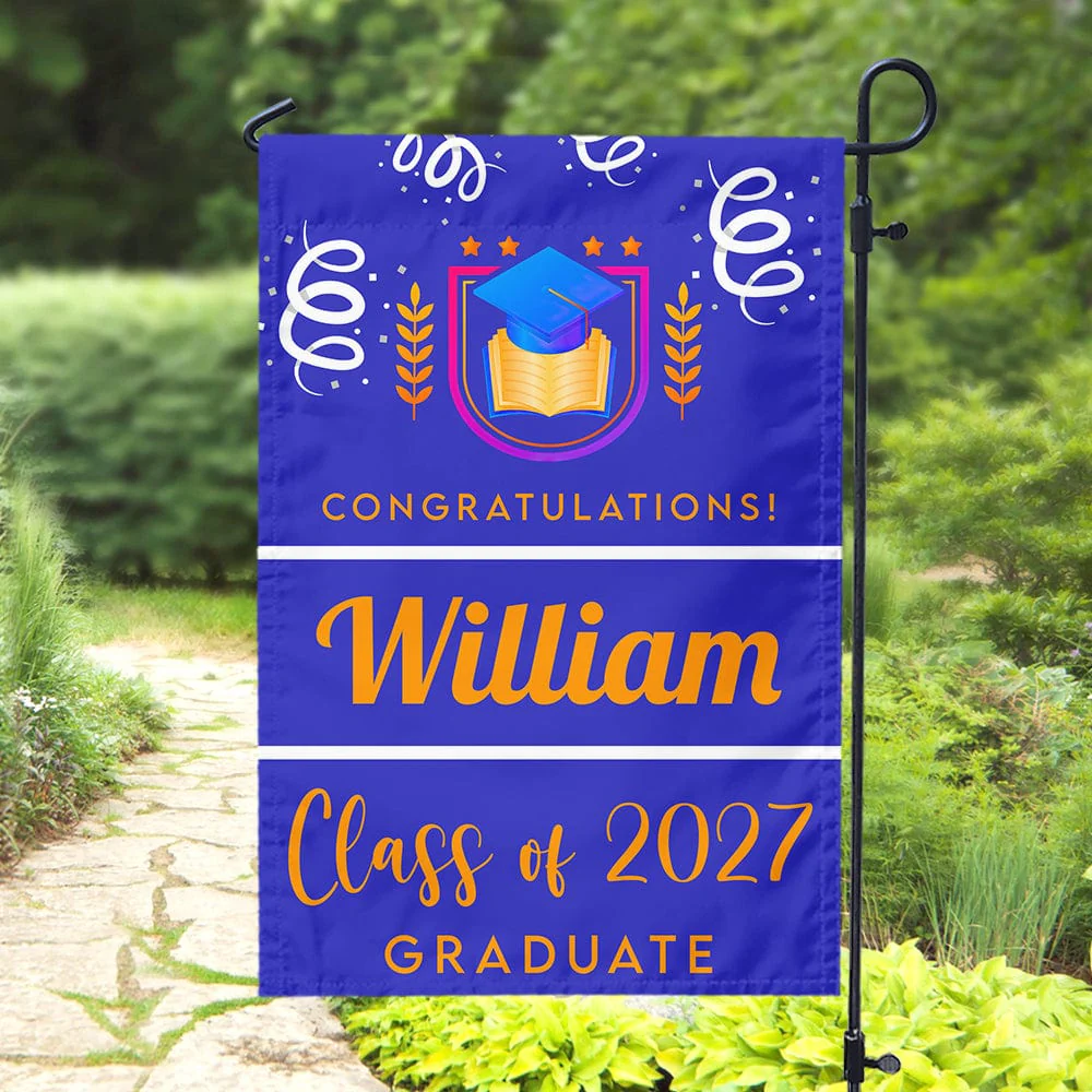 Custom Photo Class Of 2025 Graduation Garden Flag T368 890503 - Image 23
