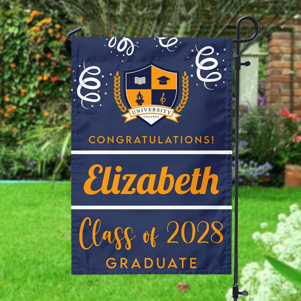 Custom Photo Class Of 2025 Graduation Garden Flag T368 890503 - Image 26
