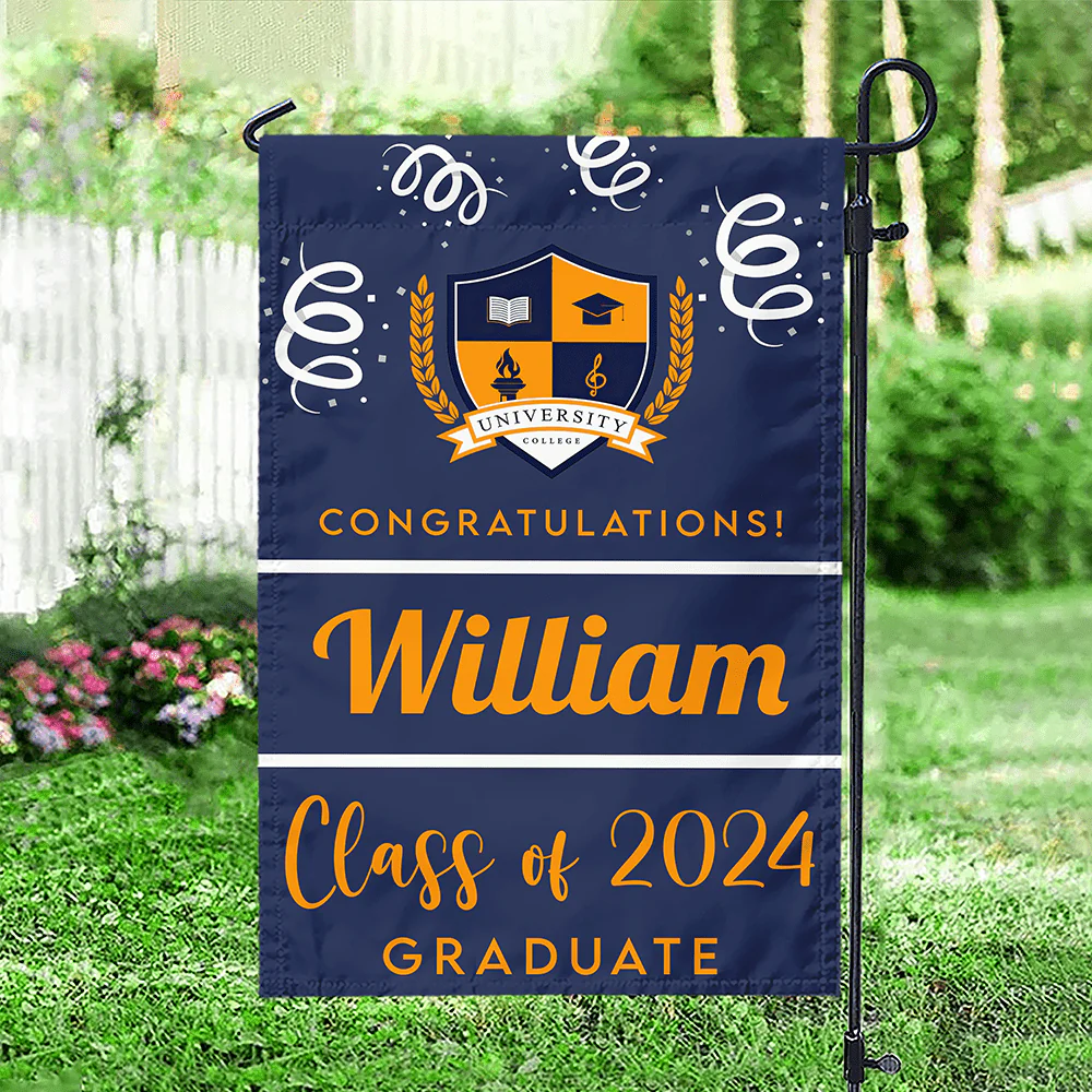 Custom Photo Class Of 2025 Graduation Garden Flag T368 890503 - Image 9