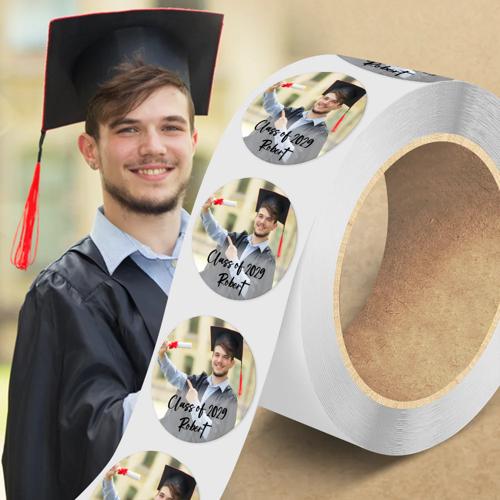 Custom Photo Class Of 2025 Graduation Roll Sticker TA29 890519 - Image 13