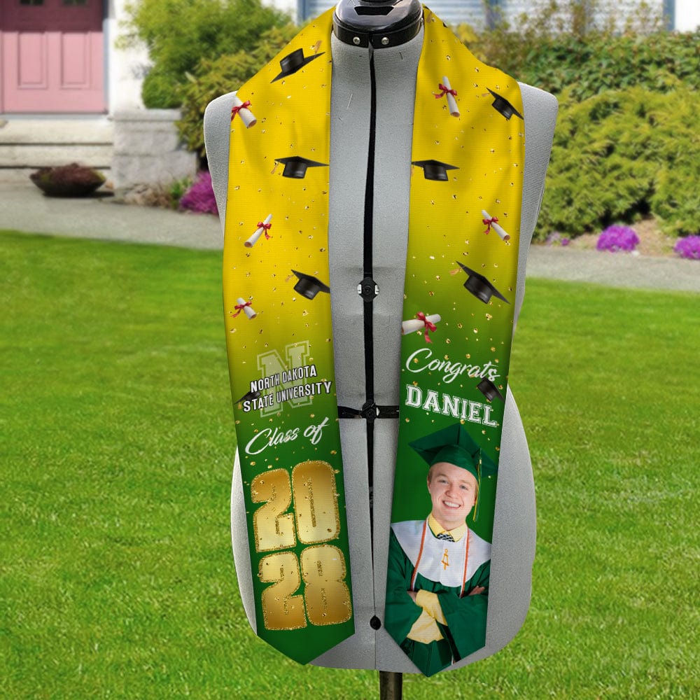 Custom Photo Class Of 2026 Congrats For Your Graduation Personalized Stoles TH10 892425 - Image 5