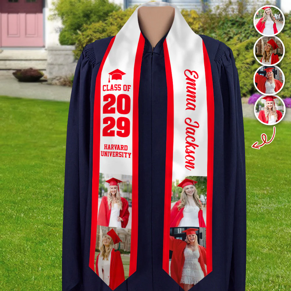 Custom Photo Class of 2026 Stoles For Gradution Day TH10 898649 - Image 12