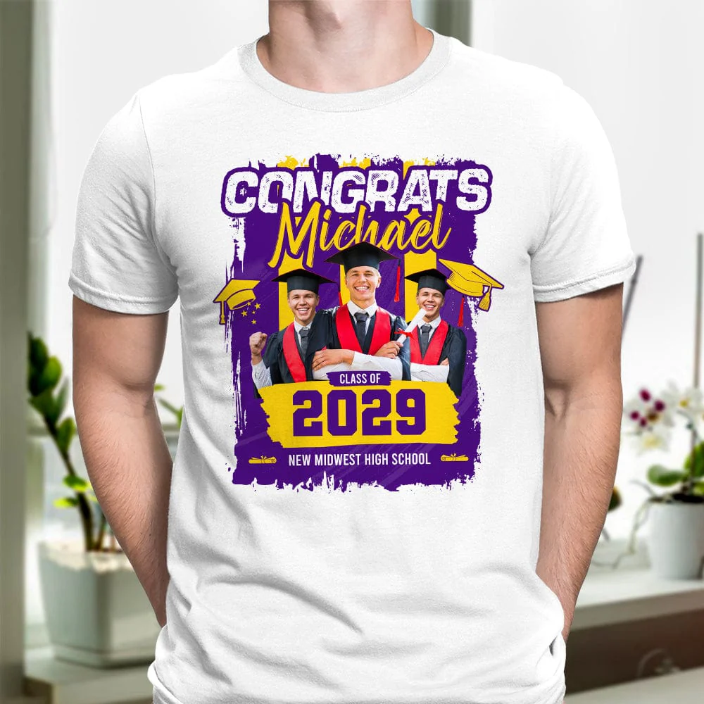 Custom Photo Congrats You Graduation Shirt TA29 890287 - Image 7