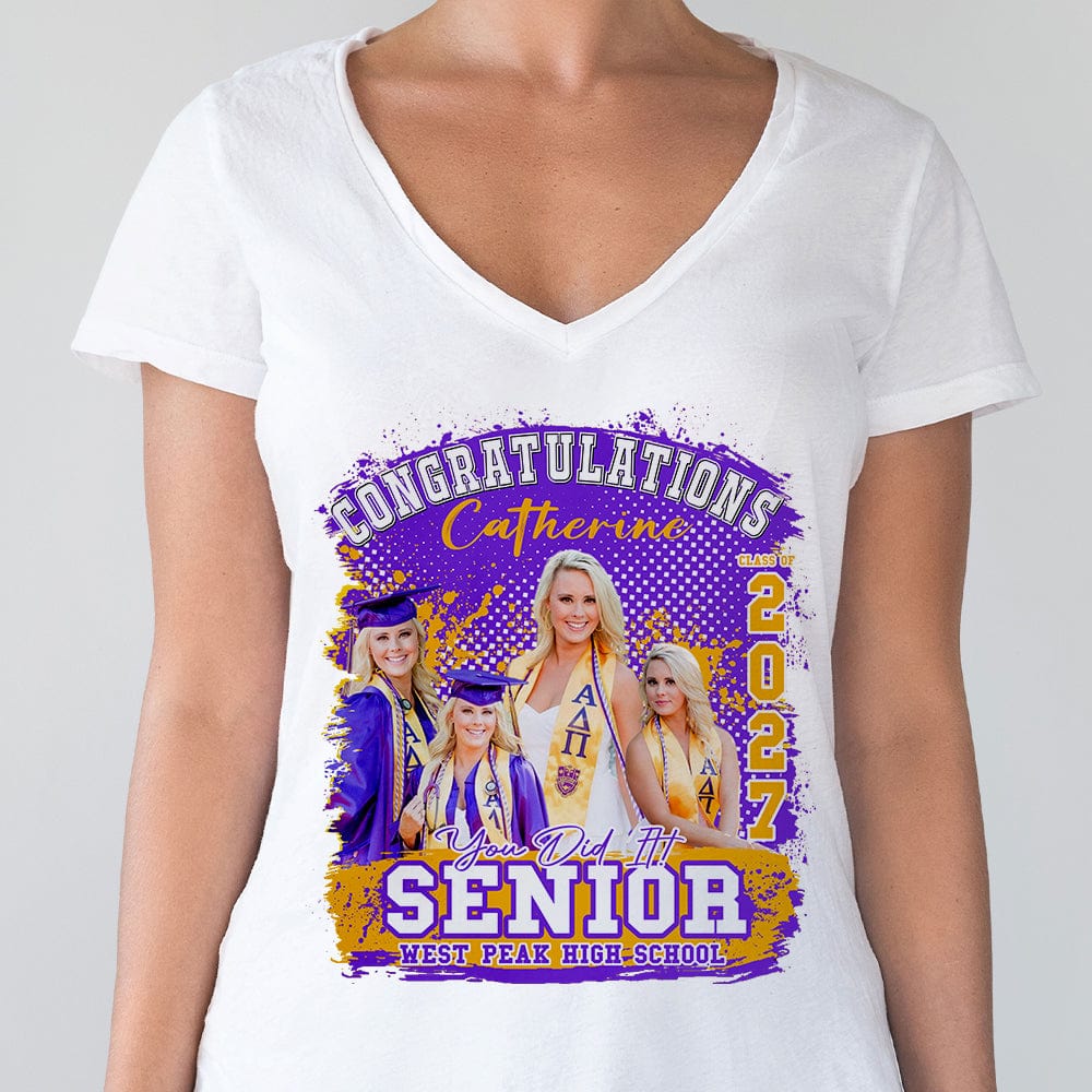 Custom Photo Congratualtions Senior Graduation Shirt N304 889841 - Image 4