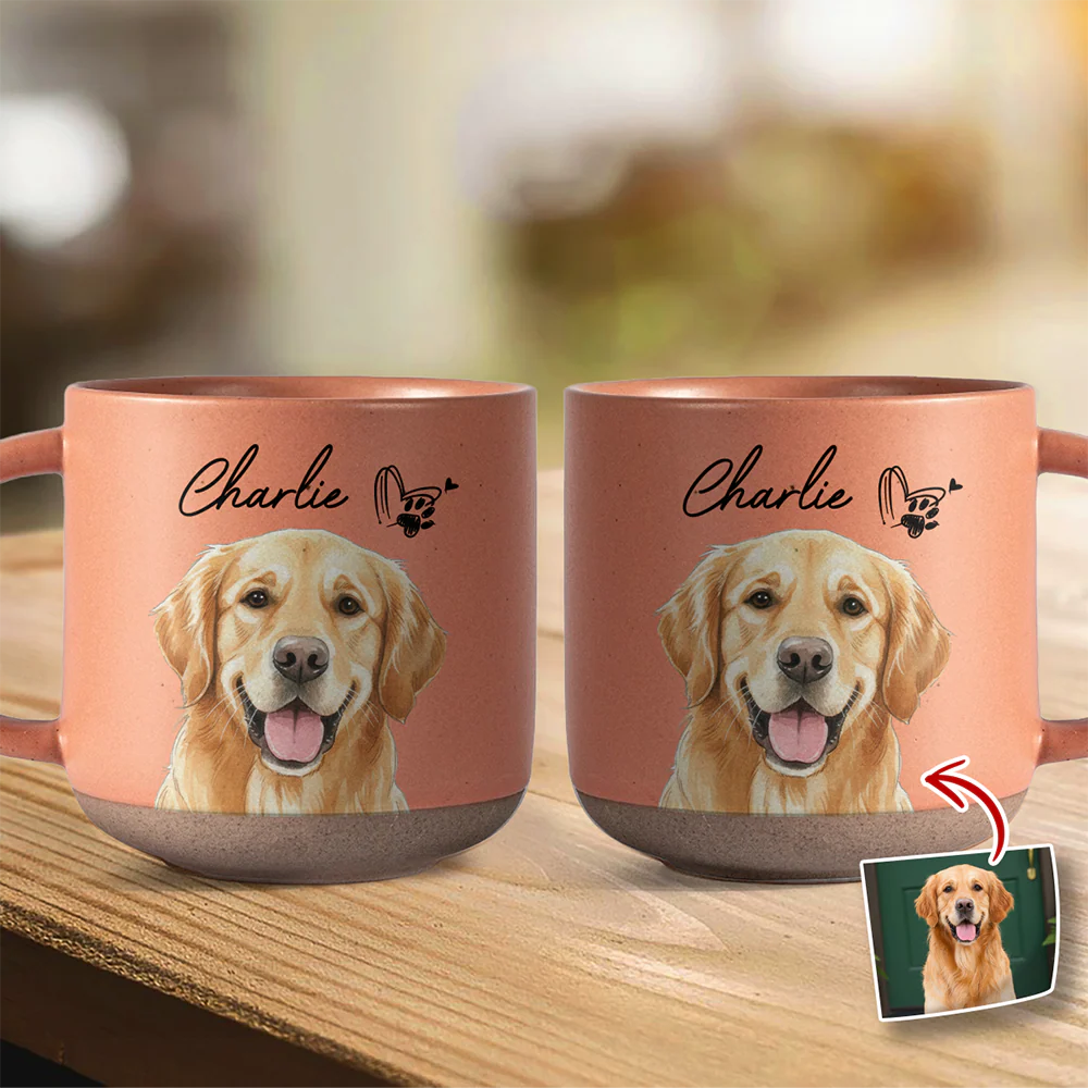 Custom Photo Dog Cat Pottery Mug For Dog Cat Lovers TH10 896927 - Image 6