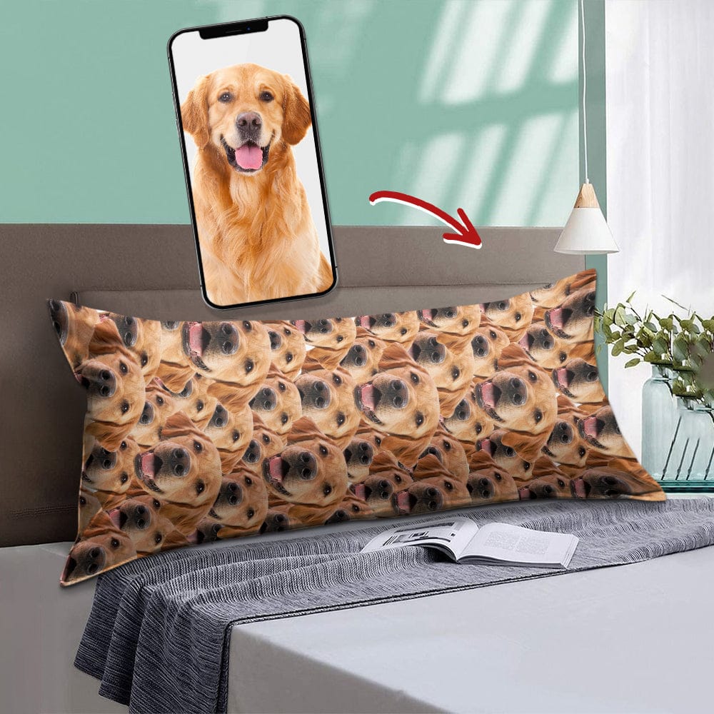 Custom Photo Dog Cat Rectangle Pillow Case TA29 890397