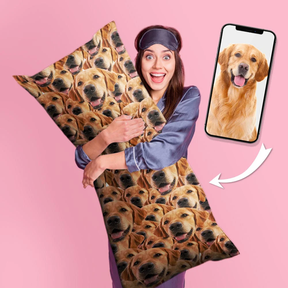 Custom Photo Dog Cat Rectangle Pillow Case TA29 890397 - Image 2