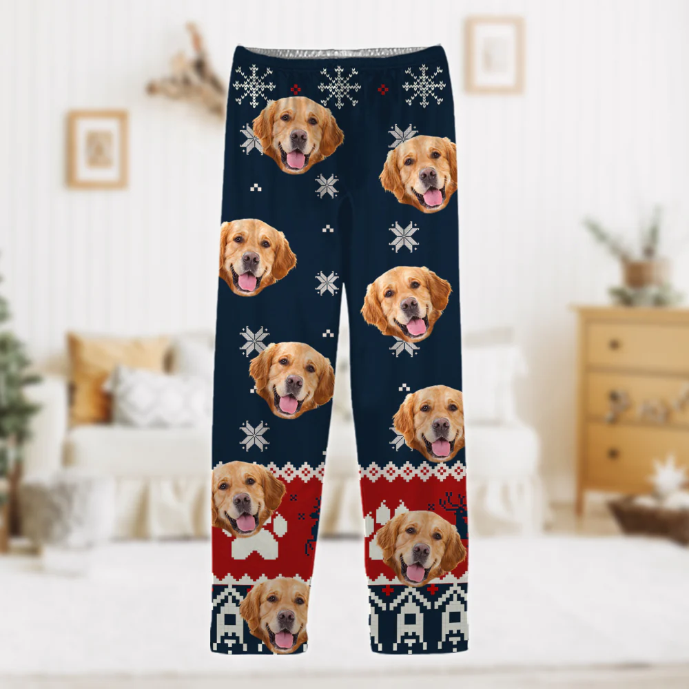 Custom Photo Dog Dad Dog Mom Christmas Pajamas TH10 894287 - Image 5