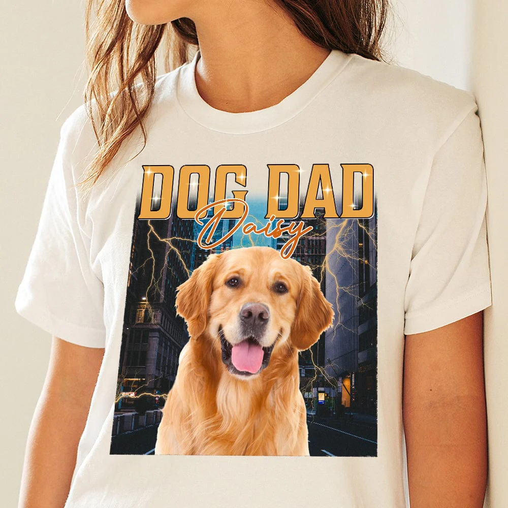 Custom Photo Dog Portrait Vintage Shirt K228 889741