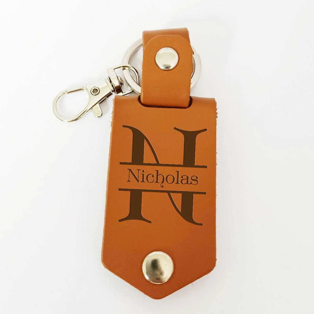 Custom Photo Drive Safe Handsome I Love You Couple Leather Keychain N304 890193 - Image 3