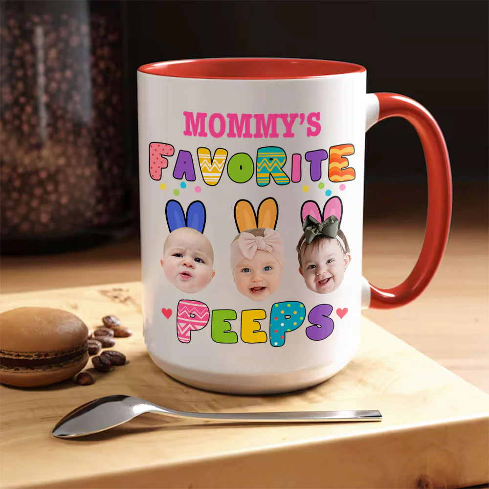 Custom Photo Favorite Peep For Easter Day Accent Mug TH10 892447 - Image 4