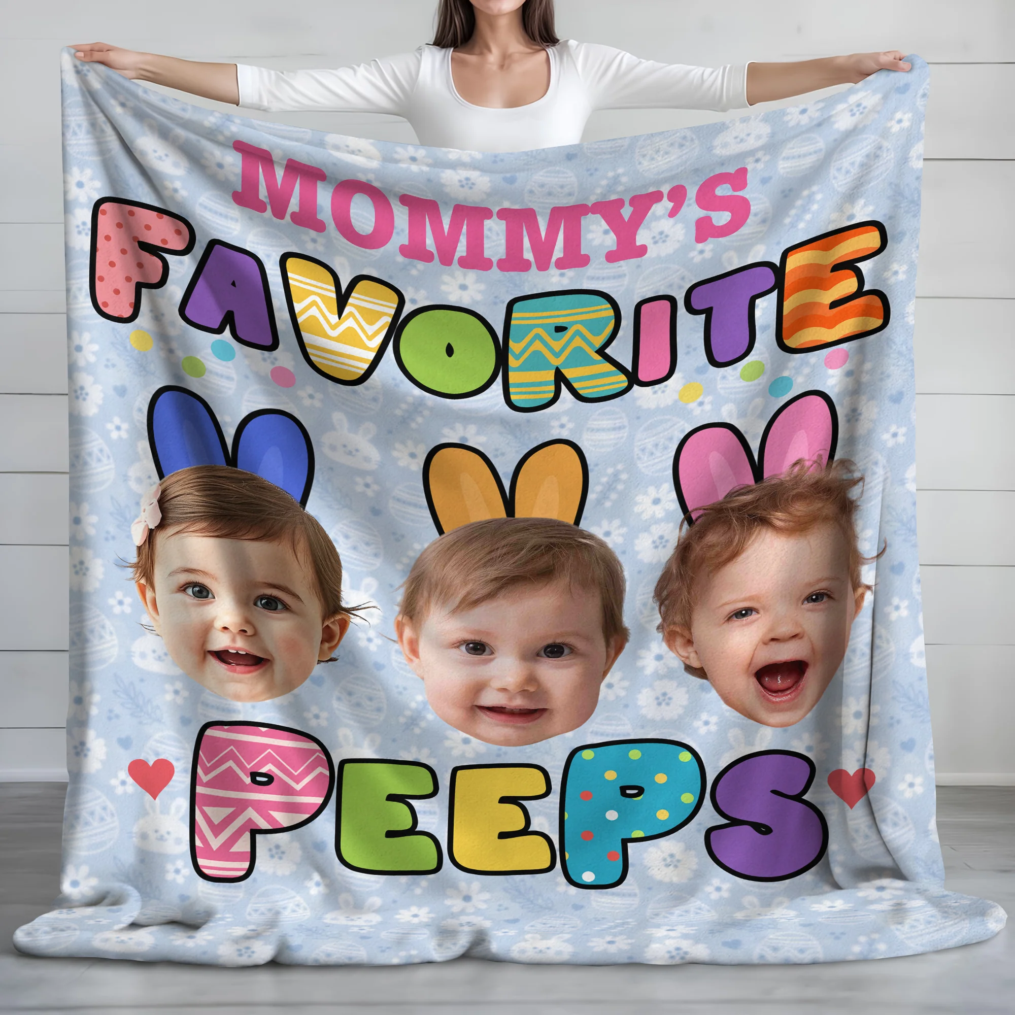 Custom Photo Favorite Peep For Easter Day Blanket TH10 892519 - Image 6