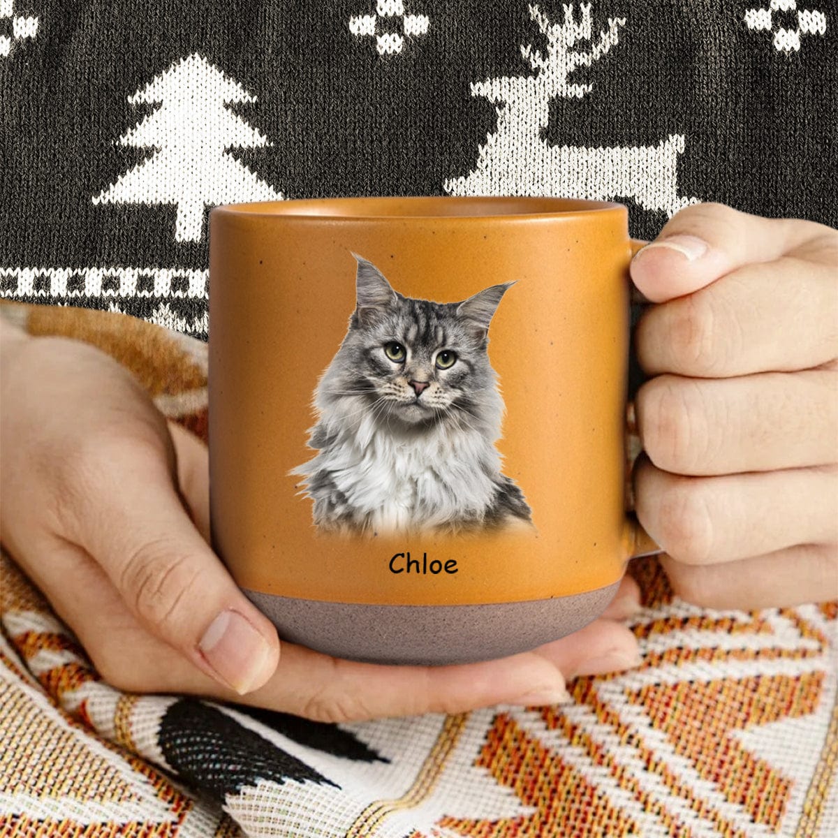 Custom Photo For Cat Lover Pottery Mug TH10 892083 - Image 2