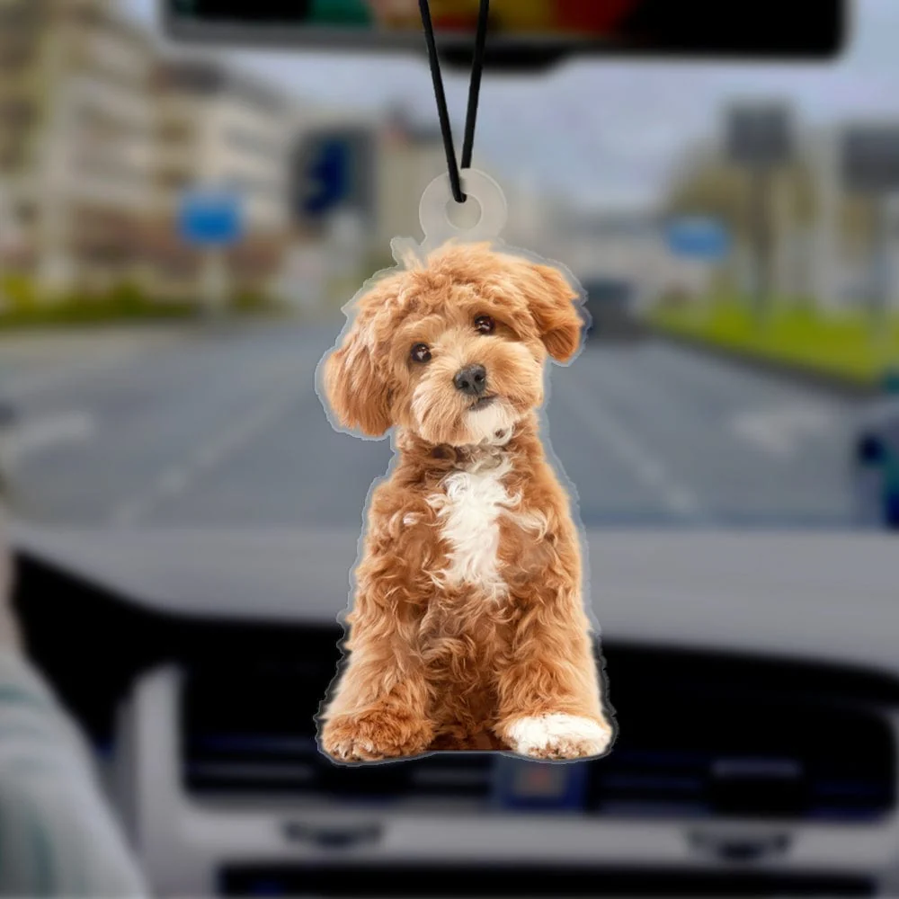 Custom Photo For Dog And Cat Lover Car Hanging TH10 892297 - Image 3