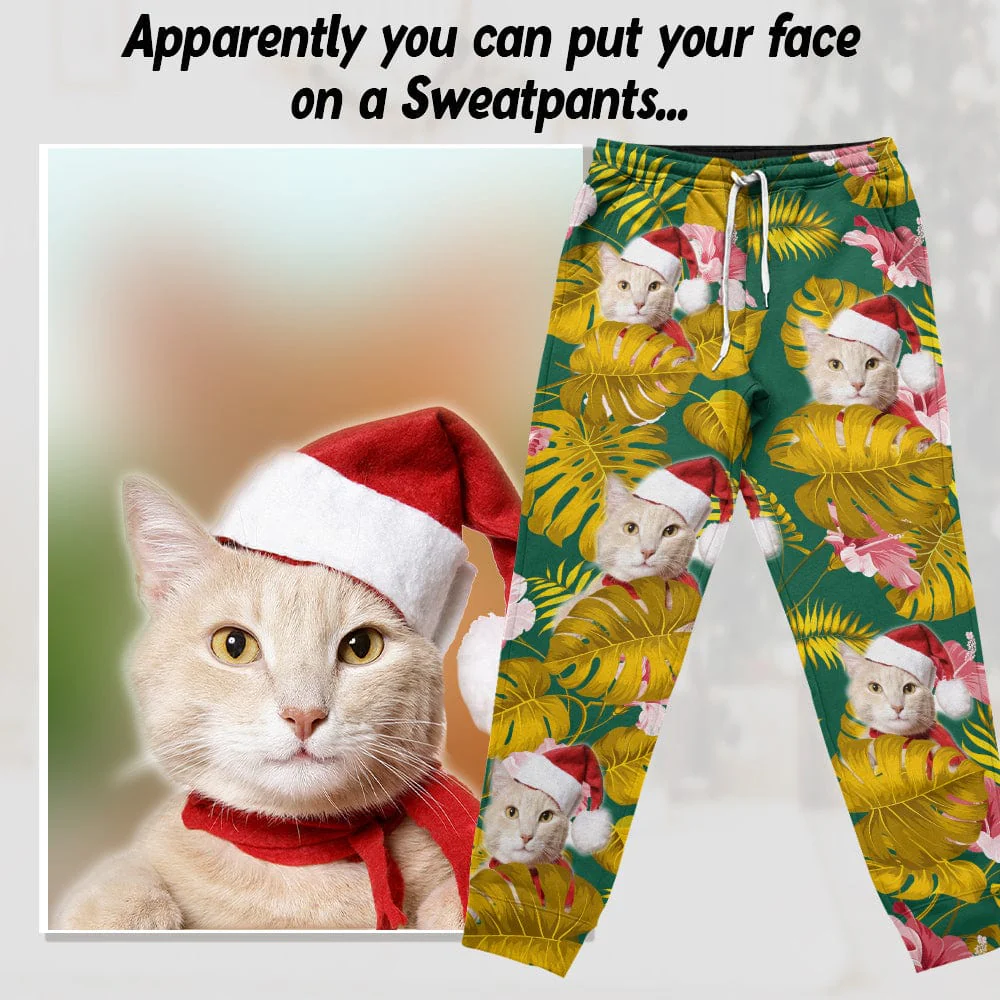 Custom Photo Hawaii Pattern Pet Sweatpants TA29 890023 - Image 2