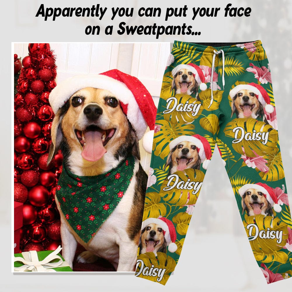 Custom Photo Hawaii Pattern Pet Sweatpants TA29 890023 - Image 3